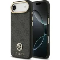 Custodia MagSafe per Apple iPhone 17 Air, Guess, 4G Strass Logo, Nera — 3