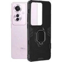 Custodia per Oppo Reno11 F, Techsuit, Shield, Nera — 3