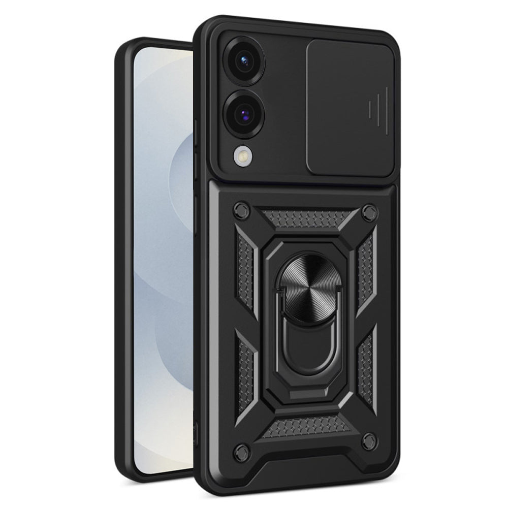 Techsuit Custodia per Samsung Galaxy S25 Edge S937, Techsuit, CamShield, Nera