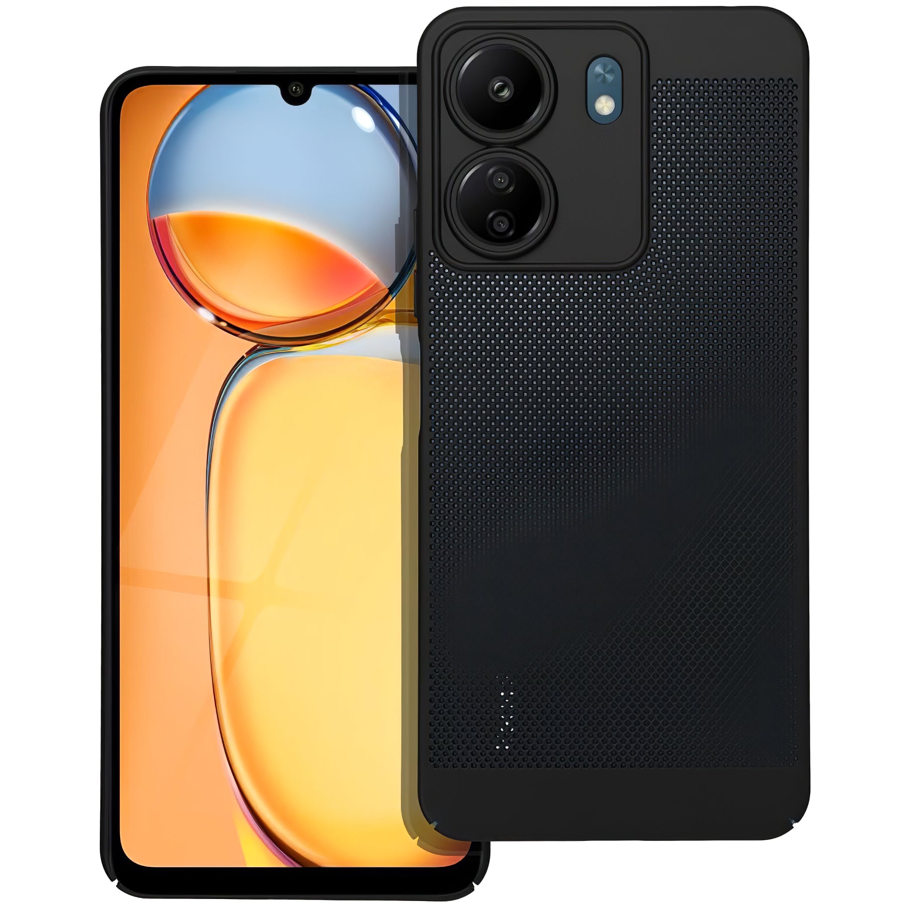 GSMnet Cover per Xiaomi Poco C65 / Redmi 13C, OEM, Breezy, nero