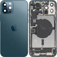 Copertura Batteria Apple iPhone 12 Pro Max, Con Scocca Centrale, Parti Complete, Blu (Pacific Blue), Swap Premium — 3