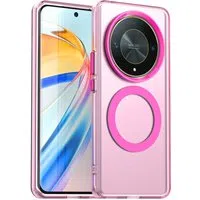 Custodia MagSafe per Honor Magic6 Lite, Techsuit, CandyCase, Rosa — 3