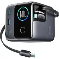 Caricabatterie Stazione Con Cavo USB-C Joyroom Podix JR-TRD01, 140W, 1 x USB-C - 2 x USB-A, Grigio — 3