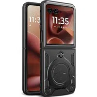 Custodia per Motorola Razr 60 Ultra, Techsuit, CamGuard Pro, Nera — 3