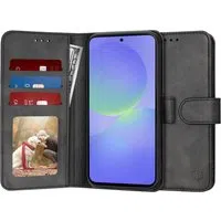Custodia per Samsung Galaxy A36 A366, Techsuit, Diary Book, Nera — 3