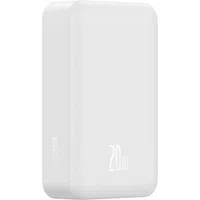 Batteria Esterna Wireless Baseus EnerFill FM41 Mini, 20000mAh, 20W, PD + FQI, 1 x QI - 1 x USB-C, Bianca E0027U01 — 3