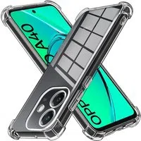 Custodia per Oppo A3 4G, Techsuit, Shockproof Clear, Trasparente — 3