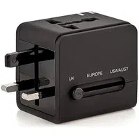 Caricabatterie da Rete Techsuit HHt148 Travel, 10W, 2A, 2 x USB-A, Nero — 3