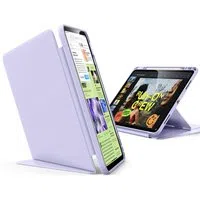Custodia per Apple iPad Pro 13 (2024), ESR, Flip Hybrid con supporto per matita, Viola — 3