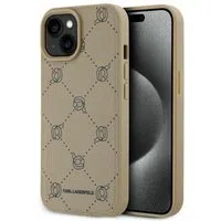 Custodia MagSafe per Apple iPhone 15, Karl Lagerfeld, Karl's Head, Beige — 3