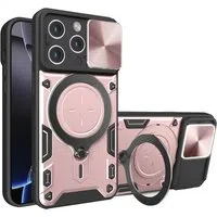 Custodia per Apple iPhone 16 Pro Max, Techsuit, CamGuard Pro, Rosa Oro — 3