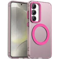 Custodia MagSafe per Samsung Galaxy S23 FE S711, Techsuit, CandyCase, Rosa — 3