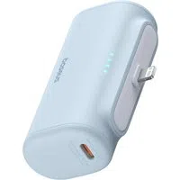 Batteria Esterna Baseus Compact, 5000mAh, 20W, PD, 1 x Lightning - 1 x USB-C, Blu P10068307313-00 — 3