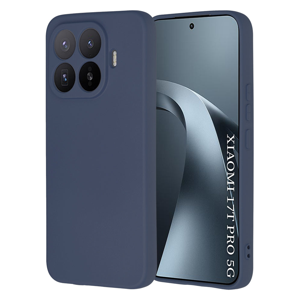 Techsuit Custodia per Xiaomi 17T Pro, Techsuit, SoftFlex, Blu Navy