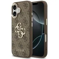 Custodia per Apple iPhone 17, Guess, Big 4G Logo Classic, Marrone Dorato — 3