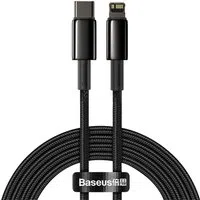 Cavo Dati e Ricarica USB-C - Lightning Baseus Tungsten Gold, 20W, 2m, Nero CATLWJ-A01 — 3