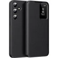 Custodia per Samsung Galaxy A56 A566, Techsuit, SmartView, Nera — 3