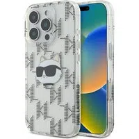 Custodia per Apple iPhone 16 Pro, Karl Lagerfeld, IML Luxury Electroplated Choupette's Head, Trasparente — 3