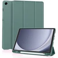 Custodia per Samsung Galaxy Tab A11 / Tab A9, Techsuit, Flex Trifold New Model, Verde — 3