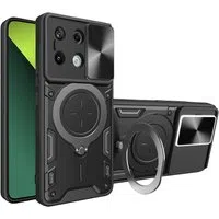 Custodia per Xiaomi Poco X6 / Note 13 Pro 5G, Techsuit, CamGuard Pro, Nera — 3