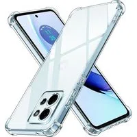Custodia per Motorola Edge 50, Techsuit, Shockproof Clear, Trasparente — 3