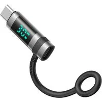 Adattatore Dati e Ricarica Lightning - USB-C McDodo OT-0180 Pigeon Display, Nero — 3
