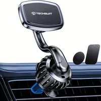 Supporto Auto Magnetico Techsuit S3, Universale, Nero — 3
