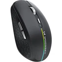 Mouse Gaming Wireless WZK WMGK-1132, 1600DPI, RGB, BT / Wi-Fi, Nero — 3