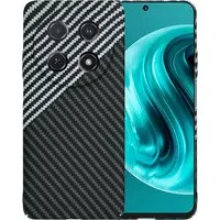 Custodia per Huawei nova 13i / nova 12i, Techsuit, Carbonite FiberShell, Nero Grigio — 3