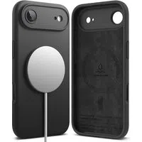 Custodia MagSafe per Apple iPhone 17 Air, Ringke, Silicone, Nera — 3