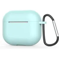 Custodia Techsuit Silicone per Apple AirPods 4, Turchese Chiaro — 3