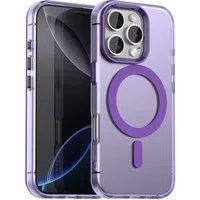 Custodia MagSafe per Apple iPhone 16 Pro, Techsuit, CandyCase, Viola — 3