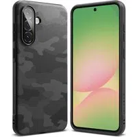 Custodia per Samsung Galaxy A56 A566 / A36 A366, Ringke, Onyx Camo, Nera — 3
