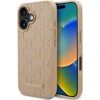 Custodia MagSafe per Apple iPhone 16, Karl Lagerfeld, Hot Stamp, Beige — 3