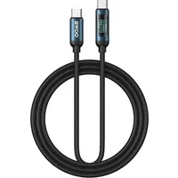 Cavo Dati e Ricarica USB-C - USB-C BWOO BO-X304 Led, 60W, 1m, Nero — 3