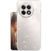 Custodia per OnePlus 13R, Techsuit, SparkleSkin, Trasparente — 3