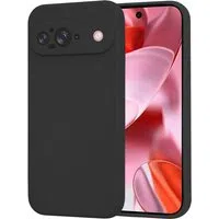 Custodia per Google Pixel 9, Techsuit, SoftFlex, Nera — 3