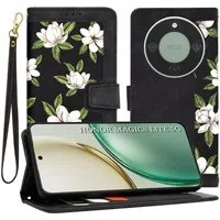 Custodia per Honor Magic8 Lite, Techsuit, FlipCraft, Nera — 3