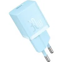Caricabatterie Retea Baseus GaN Mini 1C, 30W, 3A, 1 x USB-C, Blu CCGN070603 — 3