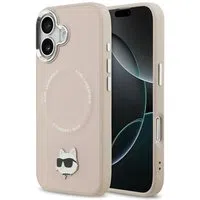 Custodia MagSafe per Apple iPhone 17, Karl Lagerfeld, Choupette Pin, Rosa — 3