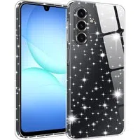 Custodia per Samsung Galaxy A17 5G, Techsuit, SparkleSkin, Trasparente — 3