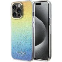 Custodia per Apple iPhone 15 Pro Max, Guess, IML Faceted Mirror Disco Iridescent, Multicolore — 3