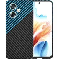 Custodia per OnePlus Nord N30 SE / Oppo A79, Techsuit, Carbonite FiberShell, Nero Blu — 3