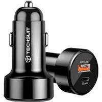 Caricabatterie Auto Techsuit TE-P31 Premium, 48W, 3A, 1 x USB-A - 1 x USB-C, Nero — 3