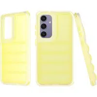 Custodia per Samsung Galaxy S24+ S926, Techsuit, Wave Shield, Gialla — 3