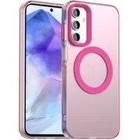 Custodia MagSafe per Samsung Galaxy A55 5G A556, Techsuit, CandyCase, Rosa — 3