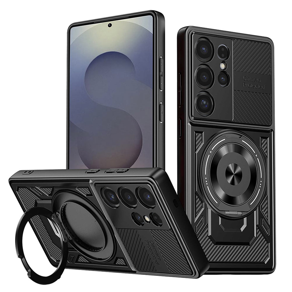 Techsuit Custodia per Samsung Galaxy S25 Ultra S938, Techsuit, RuggedCam, Nera