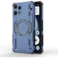 Custodia MagSafe per Nothing Phone (3a) Lite, Techsuit, ArmorMag, Blu — 3