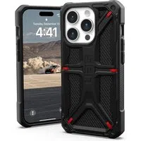 Custodia per Apple iPhone 15 Pro, Urban Armor Gear, Monarch Kevlar, Nera — 3
