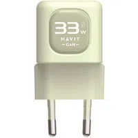 Caricabatterie Rete HAVIT UC230, 33W, 3A, 1 x USB-A - 1 x USB-C, Verde — 3